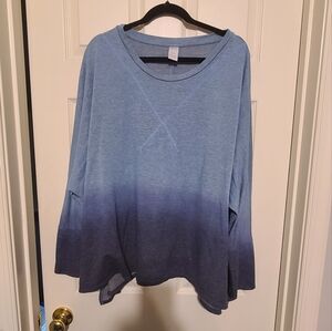 Lane Bryant Blue Gradient Women's Top
